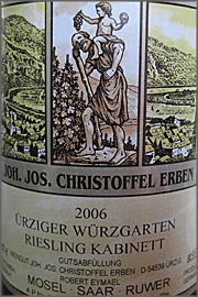 Joh Jos Christoffel Erben 2006 Riesling Urziger Wurzgarten Kabinett